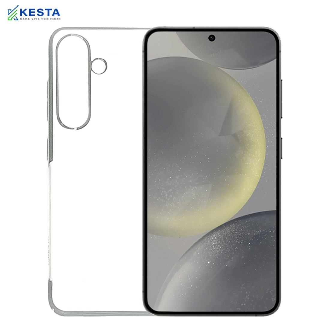 Samsung S25 Cover - Noble Silver Transparent Case (Camera Lens Protection)